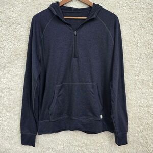 Vuori Pronto Performance Hoodie Mens M 1/2 Zip Kangaroo Pocket‎ Lightweight